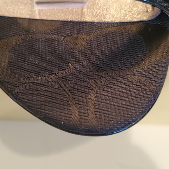 Coach Lucile Black Patent Leather Sandal - Picture 6 of 8